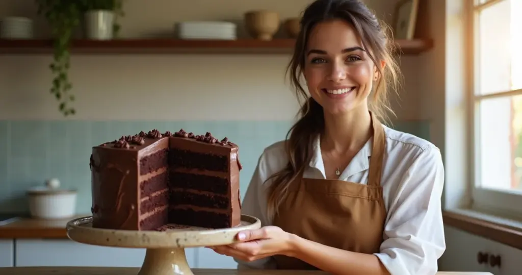 Bolo de Chocolate Recheado: Faça em 1h15 e Impressione Todo Mundo