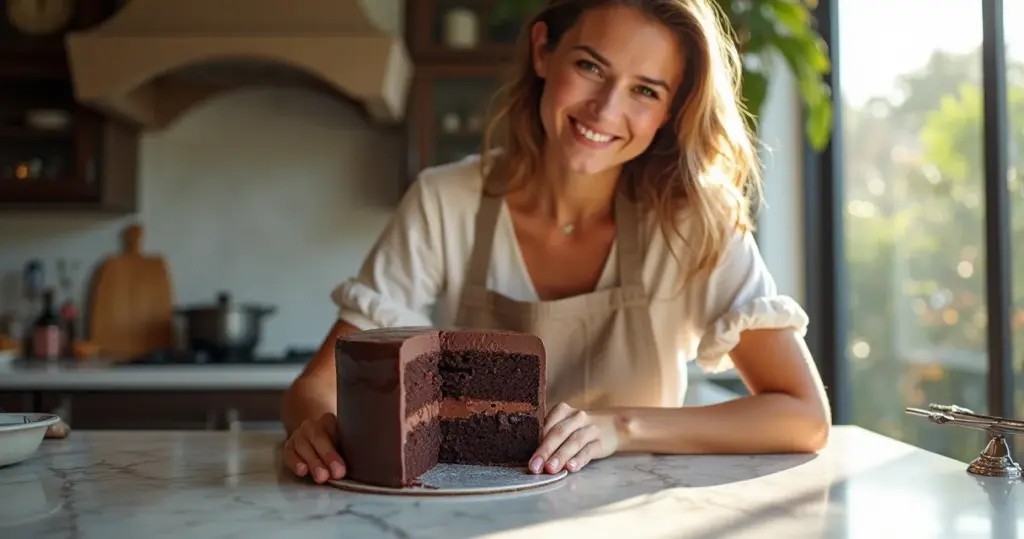 Bolo de Chocolate 2 Amores: Massa Fofinha e Recheio Cremoso em 1h30 Bolo de Chocolate 2 Amores: Massa Fofinha e Recheio Cremoso em 1h30
