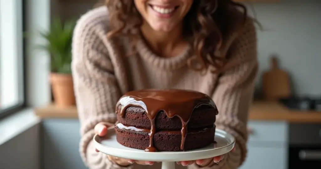 Bolo de Chocolate 2 Frades: Massa Fofinha e Calda Brilhante em 25 Min Bolo de Chocolate 2 Frades: Massa Fofinha e Calda Brilhante em 25 Min