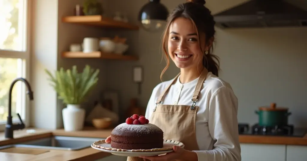 Bolo de Chocolate 2 Ingredientes: Fácil, Sem Glúten e Pronto em 45 Min