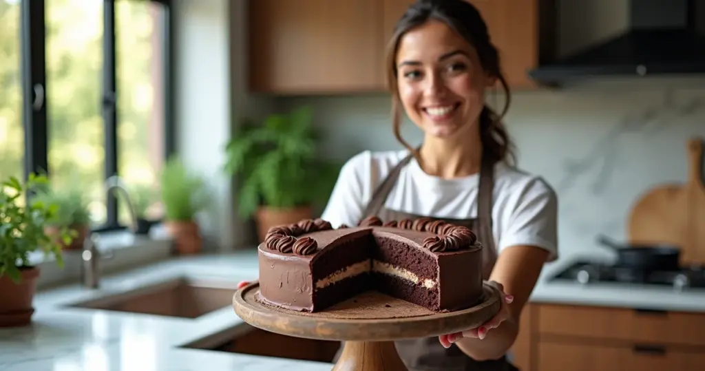 Bolo de Chocolate 2 Recheios que Não Desmorona: Técnica Fácil Bolo de Chocolate 2 Recheios que Não Desmorona: Técnica Fácil