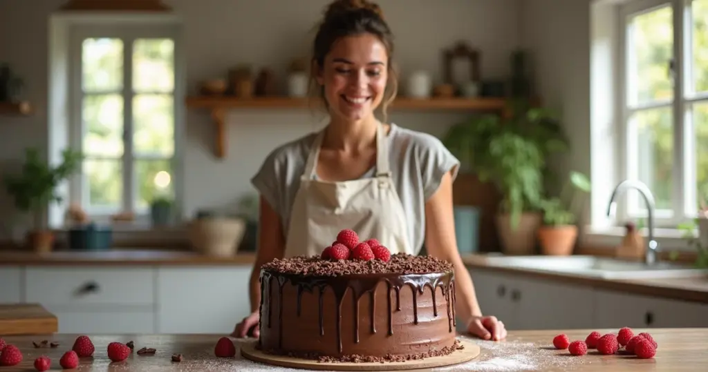 Bolo de Chocolate 20 Porções: Fofinho e Perfeito para Festas