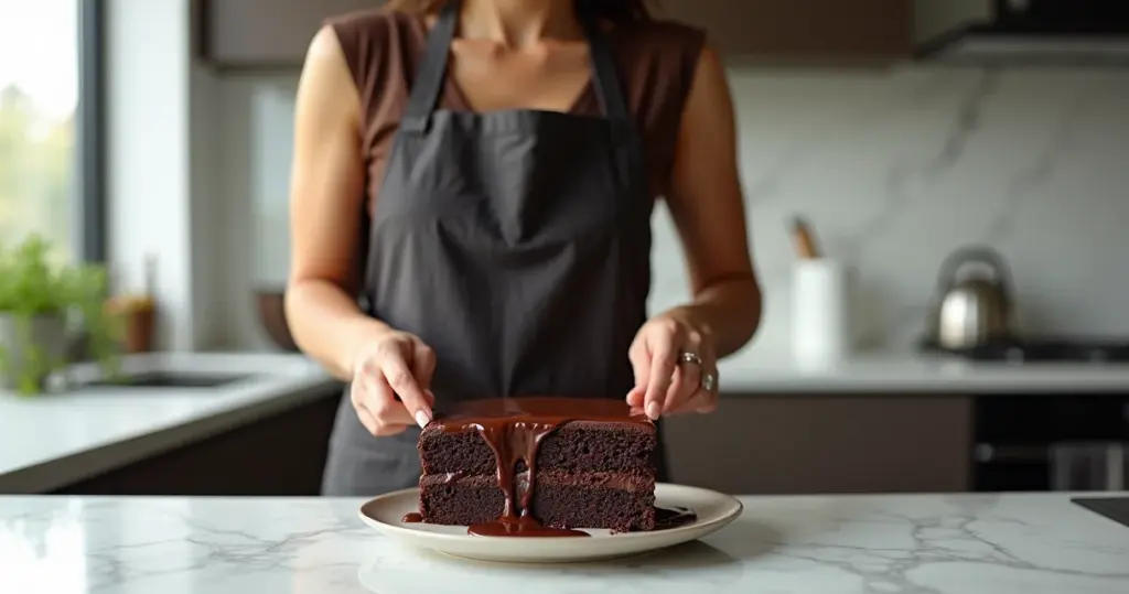 Bolo de Chocolate 4K: Textura Úmida e Visual que Vende Sozinho