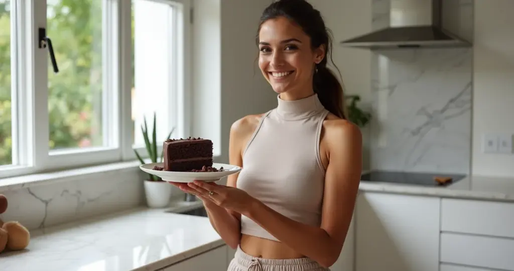 Bolo de chocolate 70 cacau fit: textura perfeita e sabor que engana qualquer paladar Bolo de chocolate 70 cacau fit: textura perfeita e sabor que engana qualquer paladar