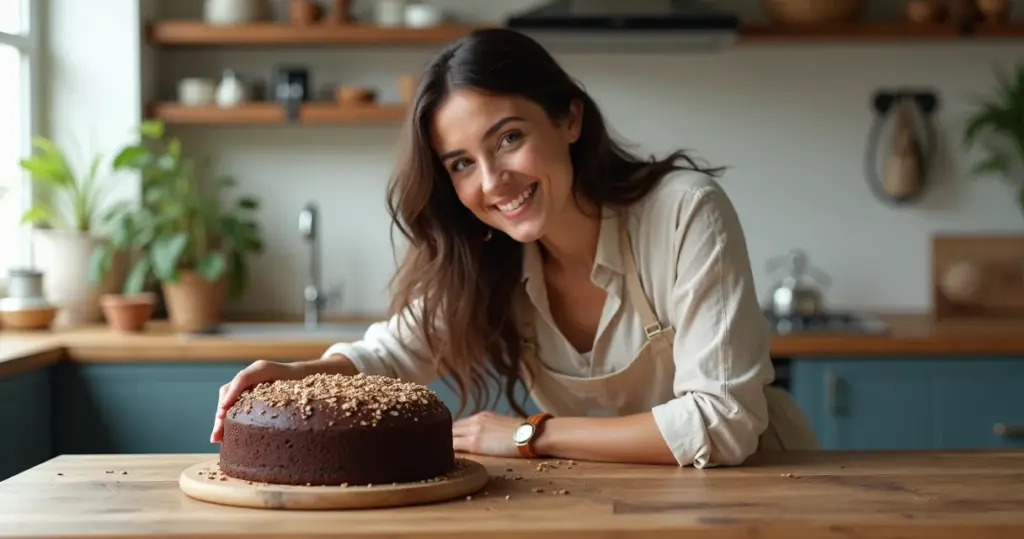 Bolo de Chocolate 70 com Aveia: Fofinho e Saudável em 20 Minutos