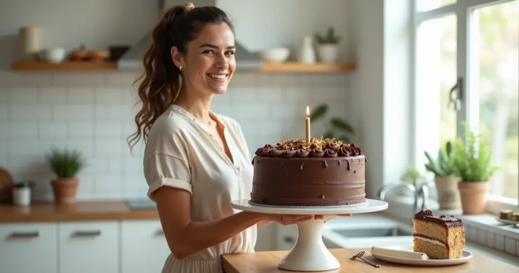 Bolo de Chocolate Aniversário Macio por Dias: Técnica de Geladeira Bolo de Chocolate Aniversário Macio por Dias: Técnica de Geladeira