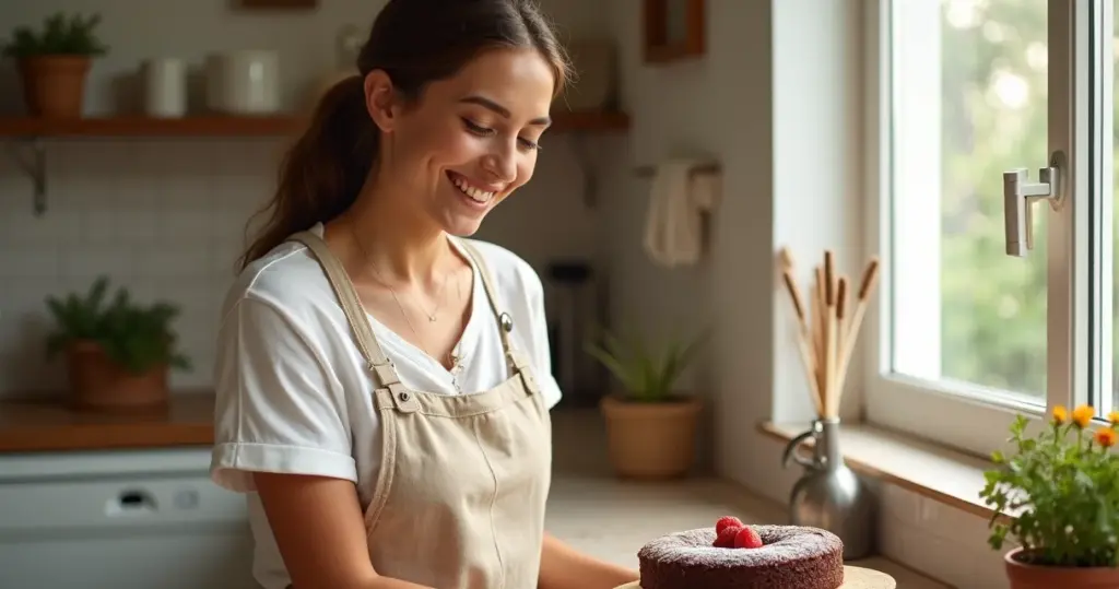 Bolo de Chocolate Aveia: 15 Minutos para um Café da Manhã Sem Culpa