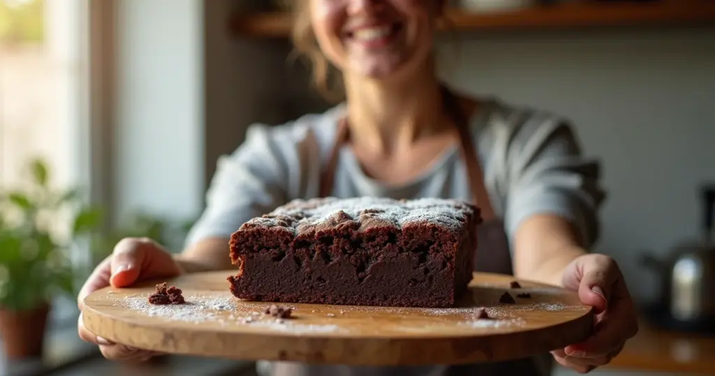 Bolo de Chocolate Brownie Perfeito em 20 Min: Crocante e Cremoso