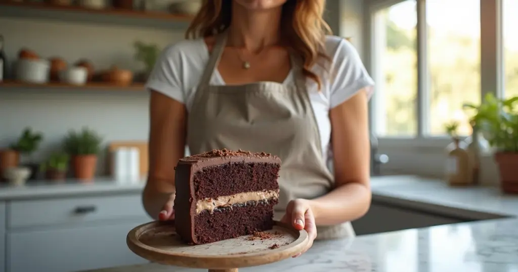 Bolo de Chocolate com Brigadeiro: Massa Fofinha e Recheio Cremoso em 1h45 Bolo de Chocolate com Brigadeiro: Massa Fofinha e Recheio Cremoso em 1h45