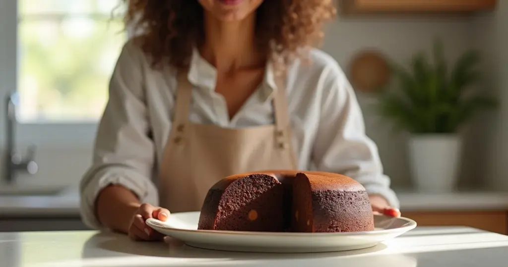 Bolo de Chocolate Cremoso: Textura de Pudim em 1h15 (Fácil!)