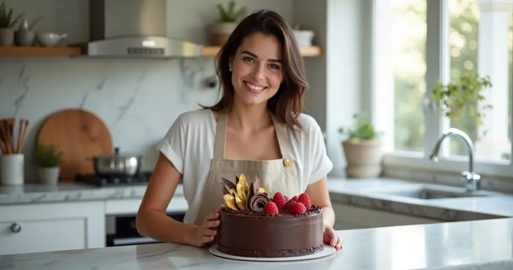 Bolo de chocolate enfeitado: técnicas fáceis para um resultado profissional
