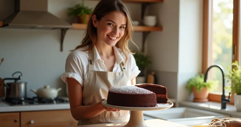 Bolo de Chocolate Fácil: Macio e Alto em 40 Minutos (Sem Batedeira!)