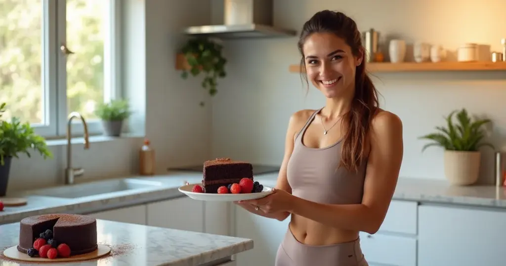 Bolo de Chocolate Fit Úmido em 25 Min: Mata a Vontade Sem Culpa Bolo de Chocolate Fit Úmido em 25 Min: Mata a Vontade Sem Culpa