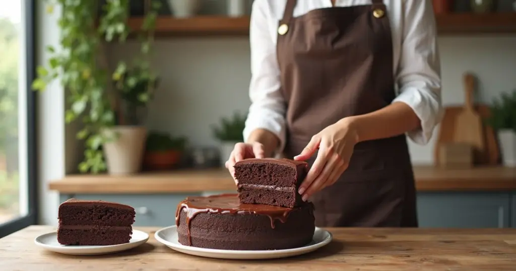 Bolo de Chocolate Húmido e Fofo: Macio por 5 Dias com Esta Técnica