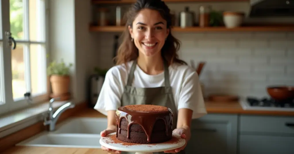 Bolo de Chocolate Húmido Filipa Gomes: Faça em 10 Min o que Custa R$ 120 Bolo de Chocolate Húmido Filipa Gomes: Faça em 10 Min o que Custa R$ 120