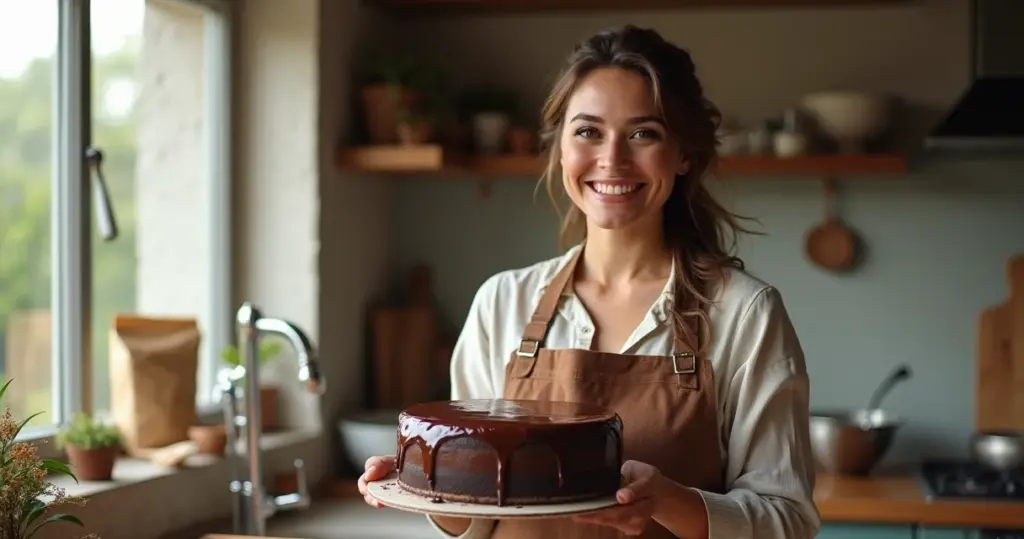 Bolo de Chocolate Já com Cobertura: Prático e Perfeito em 1 Passo