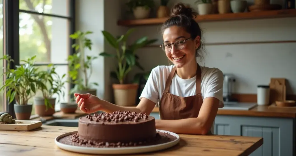 Bolo de Chocolate Já com Recheio: Economize 40 Minutos Sem Montar