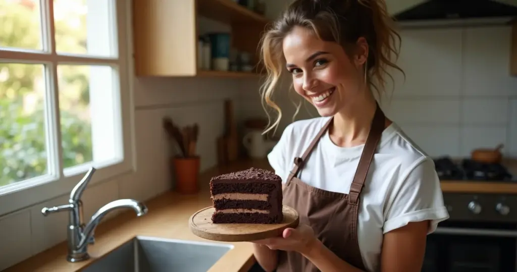 Bolo de Chocolate Já Recheado: Sai do Forno Pronto em 25 Minutos Bolo de Chocolate Já Recheado: Sai do Forno Pronto em 25 Minutos