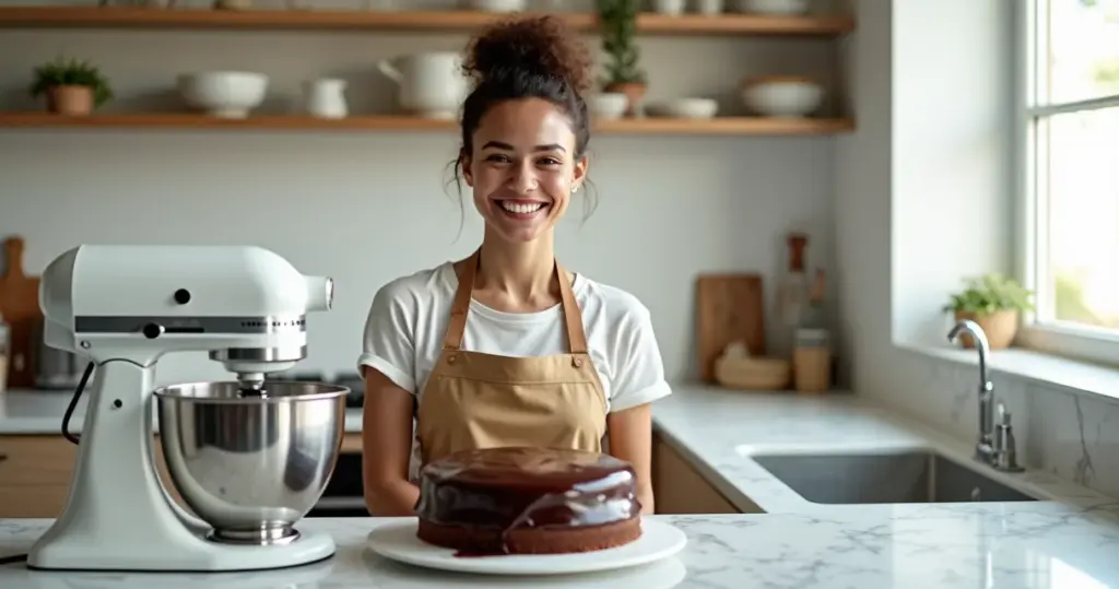 Bolo de Chocolate KitchenAid: Massa Perfeita em 4 Minutos (Sem Erros) Bolo de Chocolate KitchenAid: Massa Perfeita em 4 Minutos (Sem Erros)