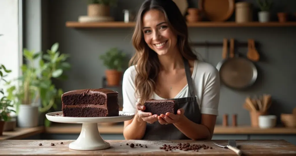 Bolo de Chocolate Manteiga Que Derrete na Boca: Textura Perfeita