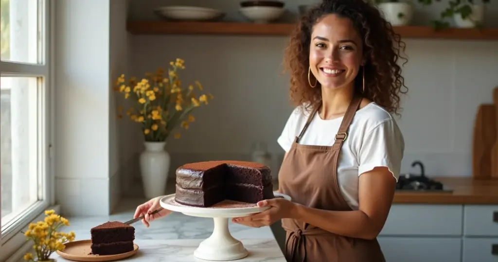 Bolo de Chocolate Meio Amargo Perfeito: Macio por 3 Dias e Fácil de Fazer