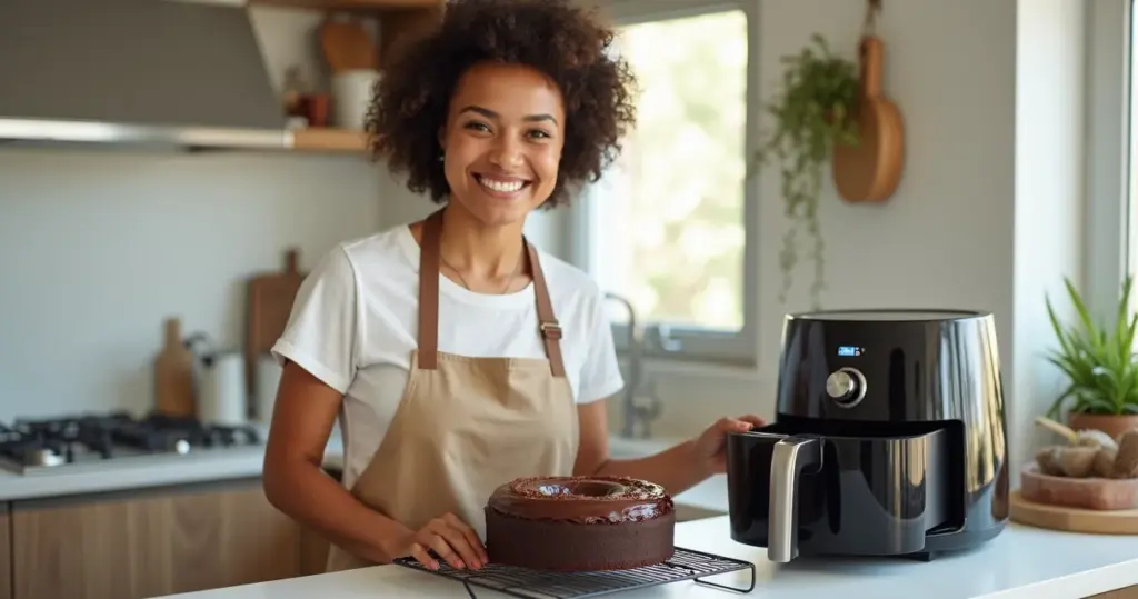 Bolo de Chocolate na Airfryer: Pronto em 25 Minutos e Super Úmido