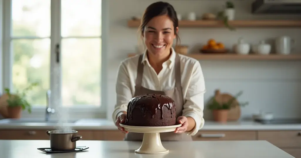 Bolo de Chocolate Nestlé: O Truque da Água Fervente para Massa Fofinha