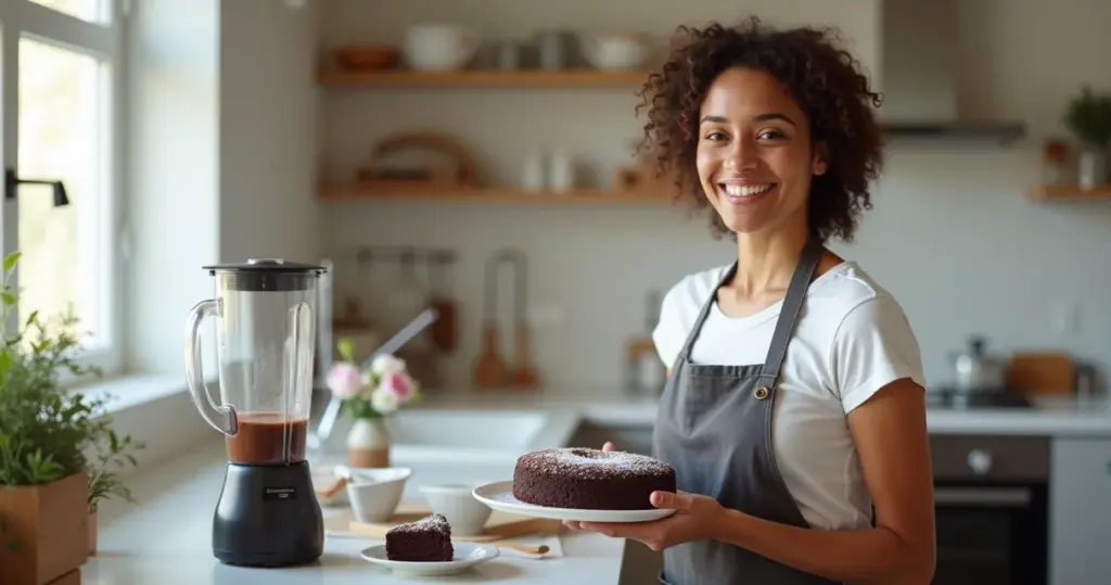 Bolo de Chocolate no Liquidificador: Fofinho e Prático em 15 Minutos