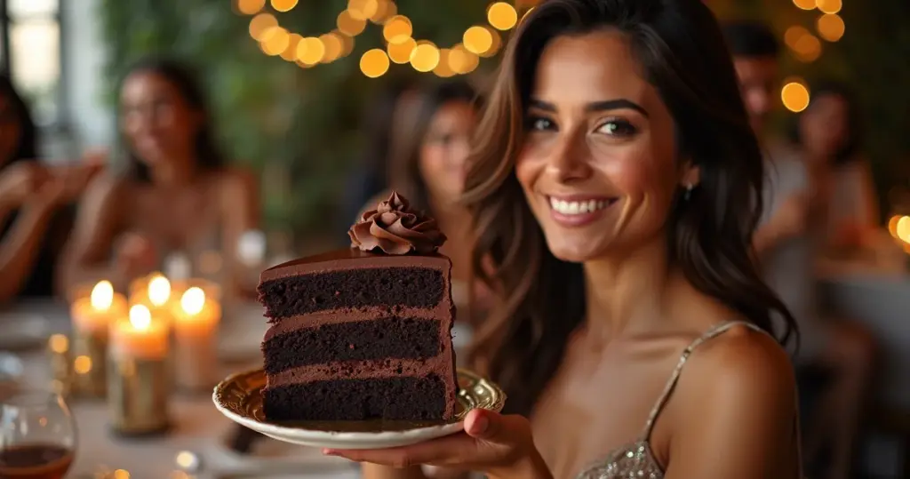 Bolo de Chocolate para Festa que Não Desmonta: Fatias Perfeitas Bolo de Chocolate para Festa que Não Desmonta: Fatias Perfeitas