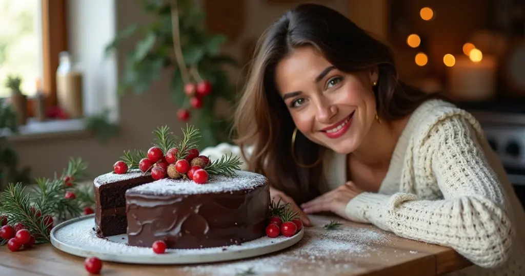 Bolo de Chocolate para o Natal: 3 Opções + Receita que Derrete na Boca
