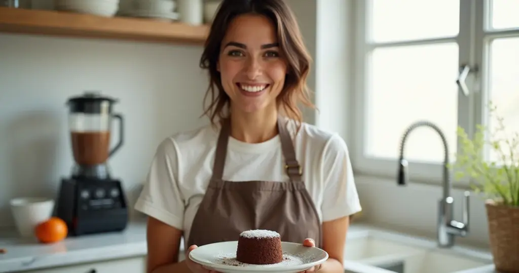 Bolo de chocolate pequeno de liquidificador: pronto em 10 min e fofinho por dias Bolo de chocolate pequeno de liquidificador: pronto em 10 min e fofinho por dias