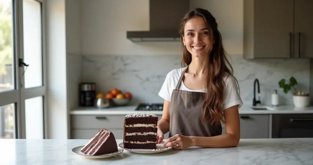Bolo de Chocolate Prestígio: Massa Úmida e Recheio Cremoso em 1h30