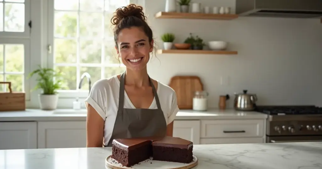 Bolo de Chocolate Quadrado: Fatias Perfeitas em 45 Minutos
