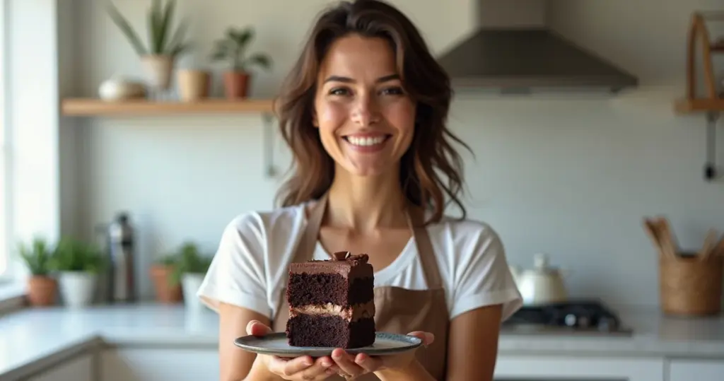 Bolo de Chocolate que Já Sai Recheado: Economize 40 Minutos na Cozinha
