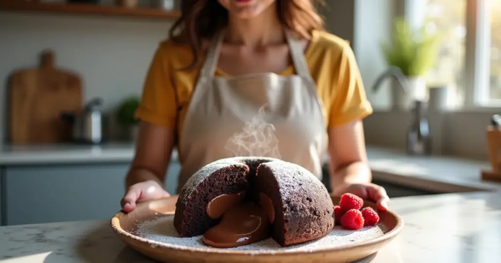 Bolo de Chocolate que Já Sai Recheado do Forno: Técnica Infalível