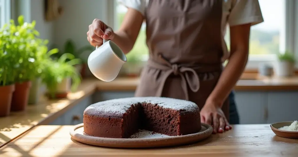 Bolo de Chocolate que Vai Leite: Macio e Fofo em 20 Minutos