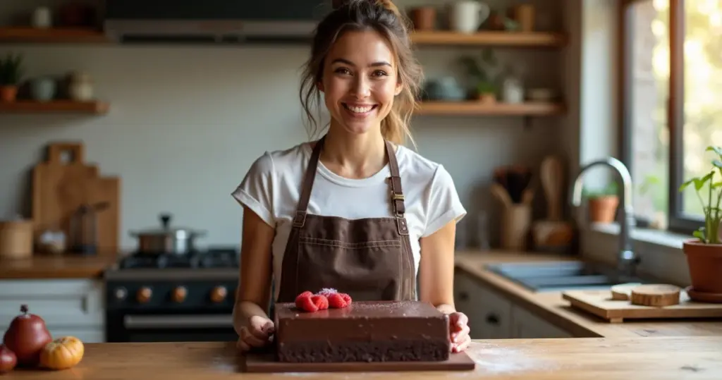 Bolo de Chocolate Retangular: Rende 30 Fatias Perfeitas em 30 Min