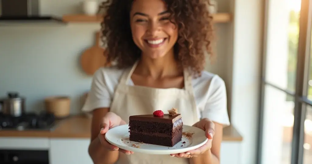 Bolo de chocolate saudável: macio por 4 dias e com sabor intenso Bolo de chocolate saudável: macio por 4 dias e com sabor intenso