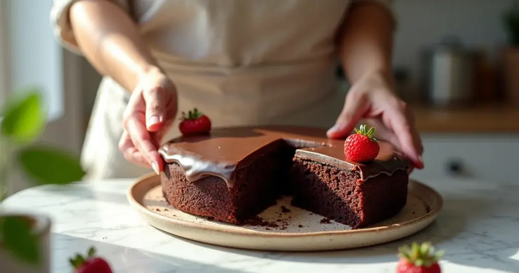 Bolo de Chocolate Sem Farinha: Úmido e Cremoso Como Nunca (40 Min) Bolo de Chocolate Sem Farinha: Úmido e Cremoso Como Nunca (40 Min)