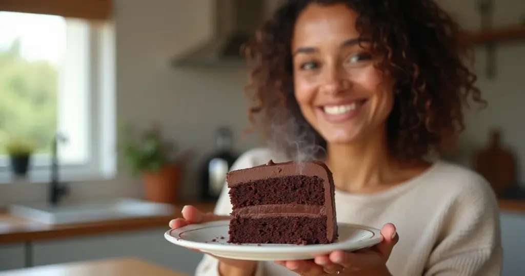Bolo de chocolate tudo gostoso fofinho: o truque da água quente que ninguém conta Bolo de chocolate tudo gostoso fofinho: o truque da água quente que ninguém conta