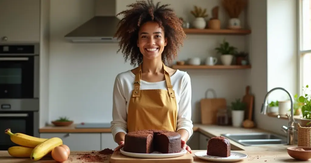 Bolo de Chocolate Usando Banana: Macio por Dias e Sem Batedeira Bolo de Chocolate Usando Banana: Macio por Dias e Sem Batedeira
