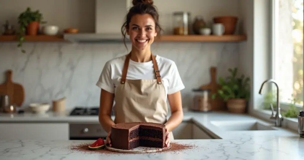 Bolo de Chocolate Vegano Fofinho: A Técnica que Ninguém Te Conta