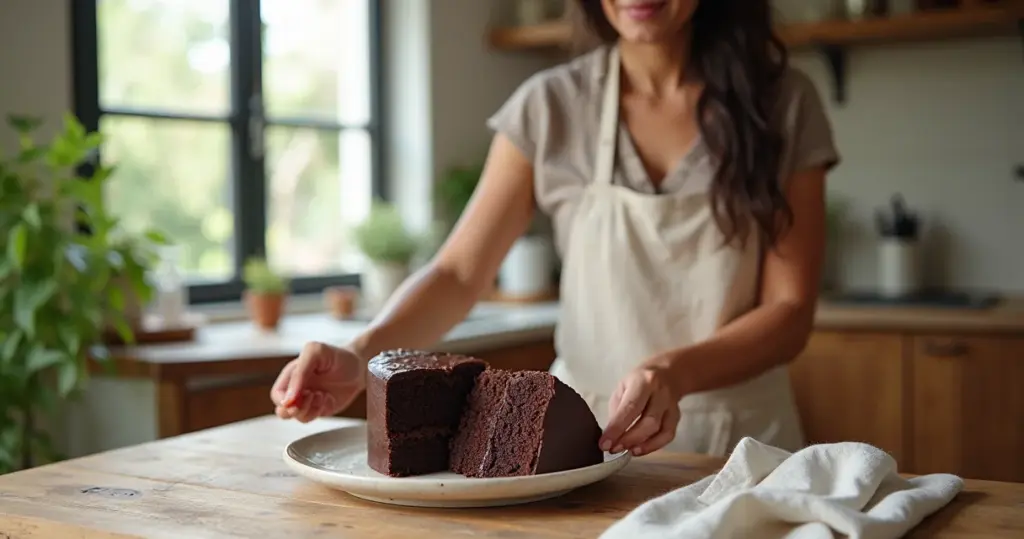Bolo de Chocolate Vegano sem Glúten: Fofinho e Úmido em 45 Minutos