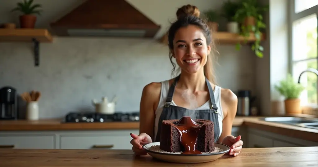 Bolo de Chocolate Vulcão: Erro Vira Efeito Impressionante em 1h15