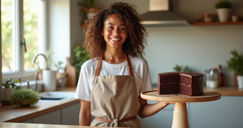 Bolo de Chocolate Zaya: Macio por 3 Dias Sem Glúten (45 Min)