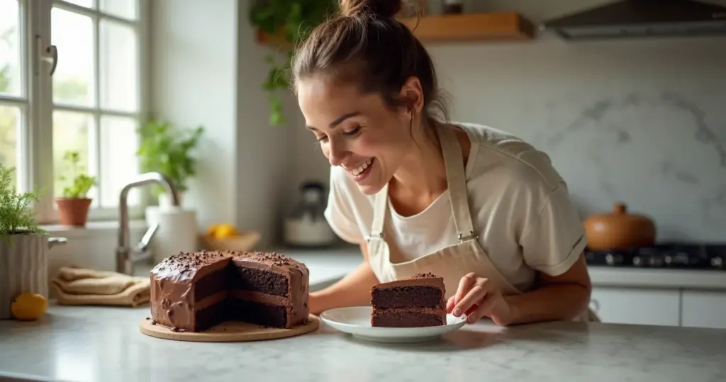 Bolo de Chocolate Zero Açúcar e Zero Lactose: Fofinho e Ninguém Percebe