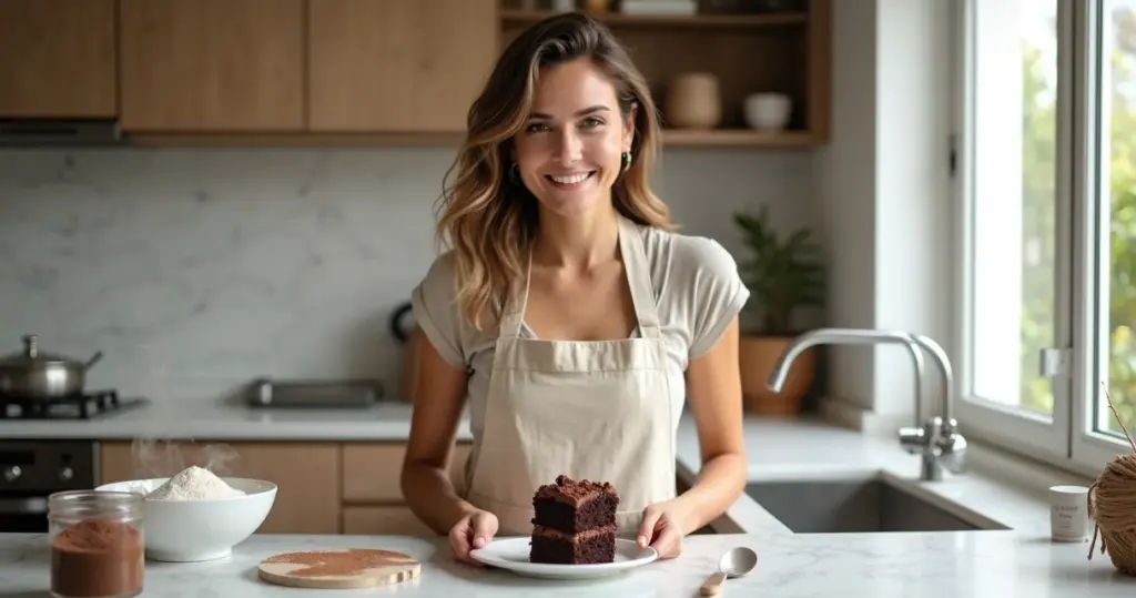 Receita de bolo de chocolate 0 lactose fofinho: o truque da água morna